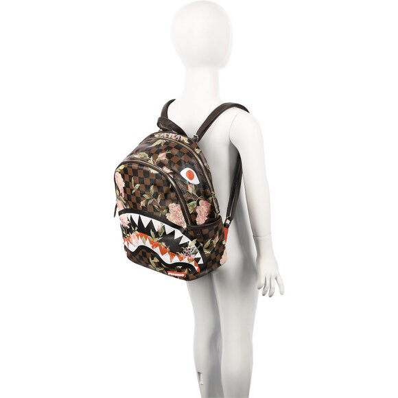 NWT Sprayground SHARKFLOWER SAVAGE BACKPACK - Picture 7 of 10